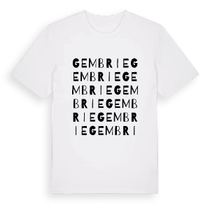 Gembrie ordlek t-shirt – ekologisk bomull t-shirt från Pinshirt