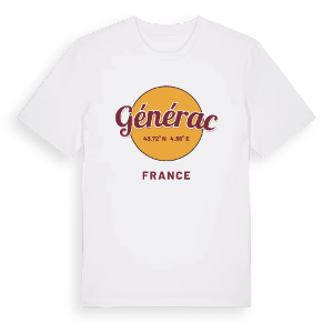 Générac cirkel t-shirt – ekologisk bomull t-shirt från Pinshirt