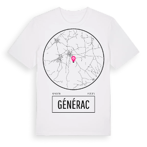 Générac t-shirt – ekologisk bomull t-shirt från Pinshirt