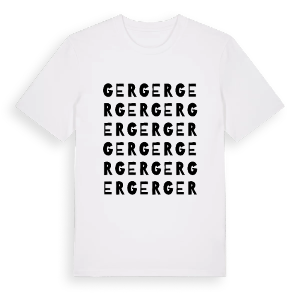 Ger ordlek t-shirt – ekologisk bomull t-shirt från Pinshirt