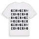 Germ ordlek t-shirt