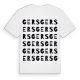 Gers ordlek t-shirt