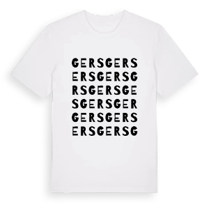 Gers ordlek t-shirt – ekologisk bomull t-shirt från Pinshirt