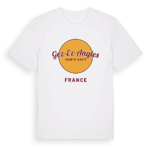 Gez-ez-Angles cirkel t-shirt – ekologisk bomull t-shirt från Pinshirt