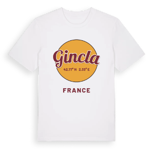 Gincla cirkel t-shirt – ekologisk bomull t-shirt från Pinshirt