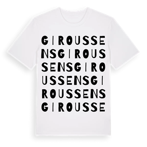 Giroussens ordlek t-shirt – ekologisk bomull t-shirt från Pinshirt