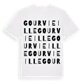 Gourvieille ordlek t-shirt
