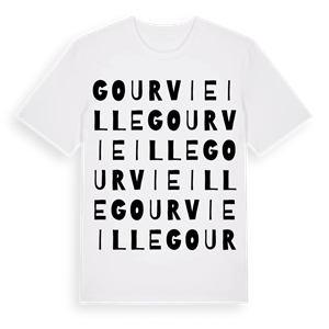 Gourvieille ordlek t-shirt – ekologisk bomull t-shirt från Pinshirt