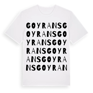 Goyrans ordlek t-shirt – ekologisk bomull t-shirt från Pinshirt