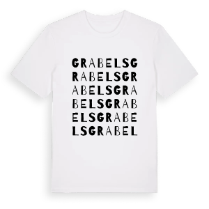 Grabels ordlek t-shirt – ekologisk bomull t-shirt från Pinshirt