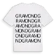 Gramond ordlek t-shirt