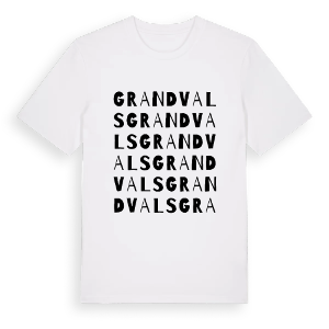 Grandvals ordlek t-shirt – ekologisk bomull t-shirt från Pinshirt