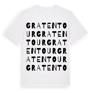 Gratentour ordlek t-shirt – ekologisk bomull t-shirt från Pinshirt