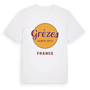 Grèzes cirkel t-shirt – ekologisk bomull t-shirt från Pinshirt