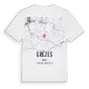 Grèzes karta t-shirt