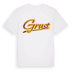 Grust baseball t-shirt – ekologisk bomull t-shirt från Pinshirt