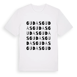 Gudas ordlek t-shirt – ekologisk bomull t-shirt från Pinshirt