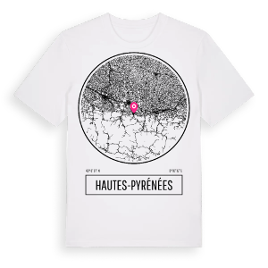 Hautes-Pyrénées t-shirt – ekologisk bomull t-shirt från Pinshirt