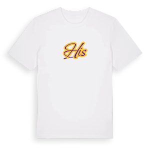 His baseball t-shirt – ekologisk bomull t-shirt från Pinshirt