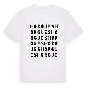 Horgues ordlek t-shirt – ekologisk bomull t-shirt från Pinshirt