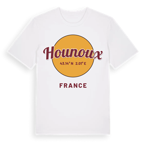 Hounoux cirkel t-shirt – ekologisk bomull t-shirt från Pinshirt
