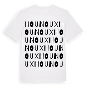 Hounoux ordlek t-shirt – ekologisk bomull t-shirt från Pinshirt
