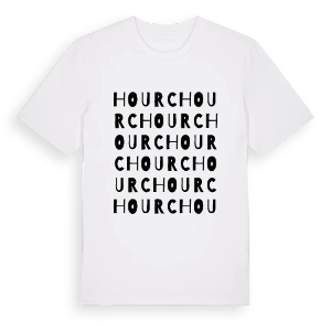 Hourc ordlek t-shirt – ekologisk bomull t-shirt från Pinshirt
