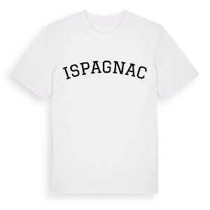 Ispagnac böjd t-shirt – ekologisk bomull t-shirt från Pinshirt