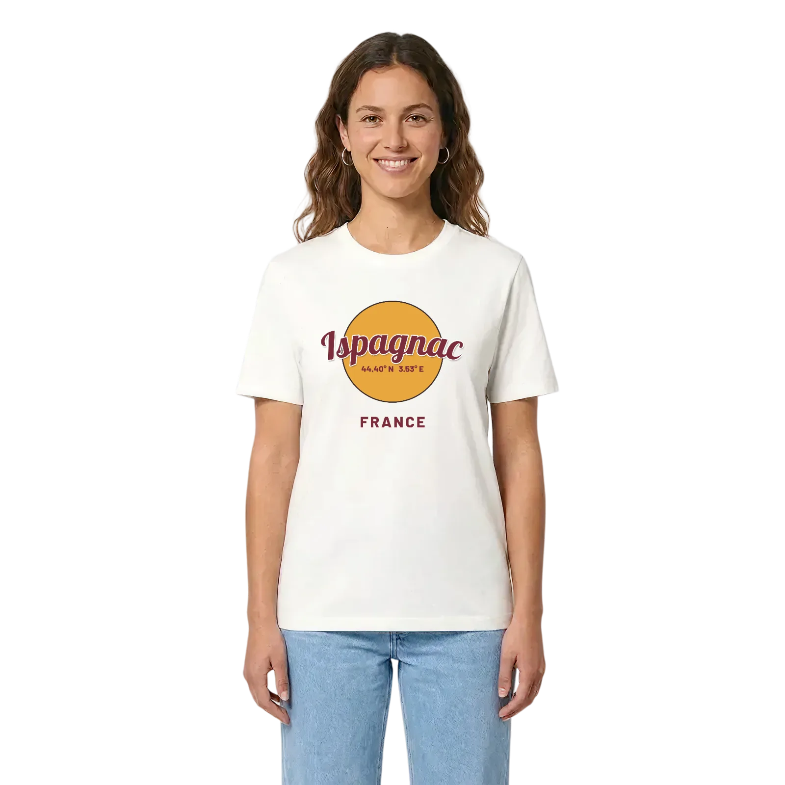 Ispagnac cirkel t-shirt – White, i miljö