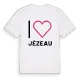 Jag älskar Jézeau t-shirt stort tryck
