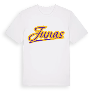 Junas baseball t-shirt – ekologisk bomull t-shirt från Pinshirt
