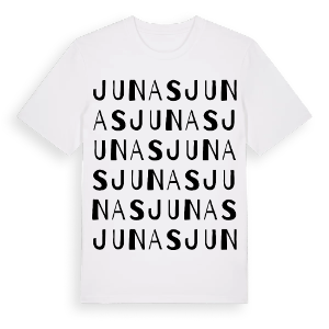 Junas ordlek t-shirt – ekologisk bomull t-shirt från Pinshirt