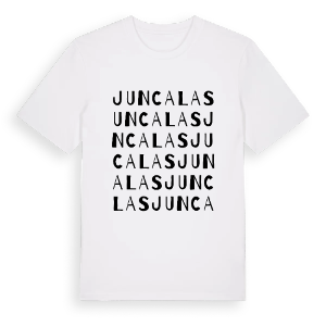 Juncalas ordlek t-shirt – ekologisk bomull t-shirt från Pinshirt
