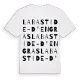 La Bastide-d'Engras ordlek t-shirt