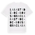 La Bastide-de-Bousignac ordlek t-shirt