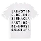 La Bastide-de-Bousignac ordlek t-shirt