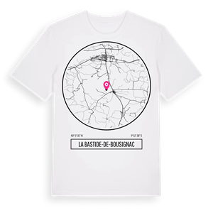 La Bastide-de-Bousignac t-shirt – ekologisk bomull t-shirt från Pinshirt