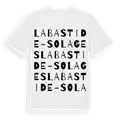 La Bastide-Solages ordlek t-shirt