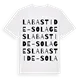 La Bastide-Solages ordlek t-shirt