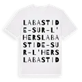 La Bastide-sur-l'Hers ordlek t-shirt