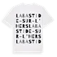 La Bastide-sur-l'Hers ordlek t-shirt