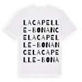 La Capelle-Bonance ordlek t-shirt