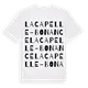 La Capelle-Bonance ordlek t-shirt