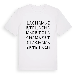 La Chamberte ordlek t-shirt – ekologisk bomull t-shirt från Pinshirt