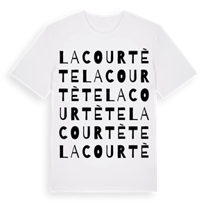 La Courtète ordlek t-shirt – ekologisk bomull t-shirt från Pinshirt