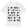 La Digne-d'Aval ordlek t-shirt