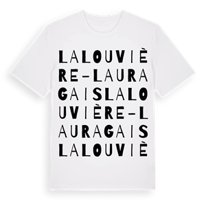 La Louvière-Lauragais ordlek t-shirt – ekologisk bomull t-shirt från Pinshirt