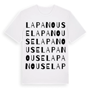 La Panouse ordlek t-shirt – ekologisk bomull t-shirt från Pinshirt
