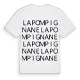 La Pompignane ordlek t-shirt