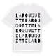 La Rouquette ordlek t-shirt